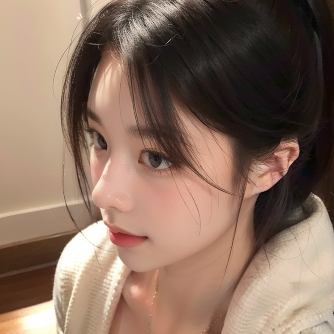 코성형 — 여성 모델 옆얼굴